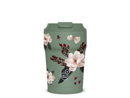 Ars Una Thermobecher Flowery green 350 ml