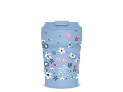Ars Una Thermobecher Pearl Blossom blue 350 ml