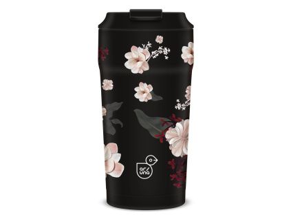 Ars Una Thermobecher Flowery black 470ml