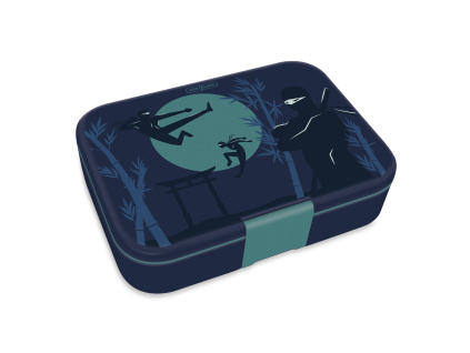 Svačinový box Ninjas in the dark dělený velký