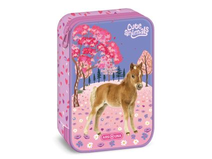 Ars Una Schulmäppchen Cute Animals - Pferde