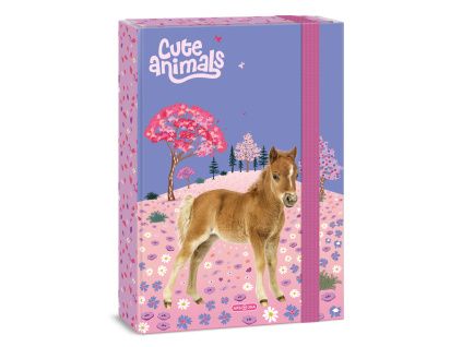 Ars Una Notebook Box A4 Cute Animals - horses