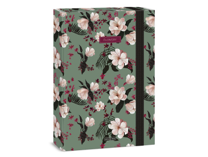 Box na sešity A4 Flowery Green