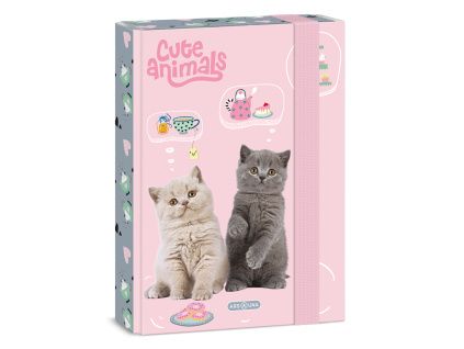 Ars Una Notebook Box A5 Cute Animals - tea party