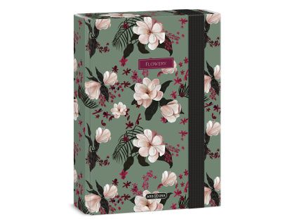 Ars Una Notebook Box A5 Flowery Green