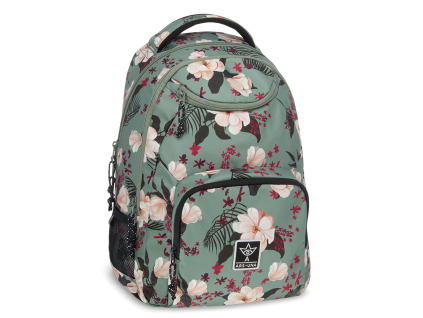 Ars Una Student Backpack Flowery Green AU-6
