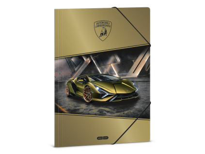 Ars Una Notebook Folder A4 Lamborghini 26 gold