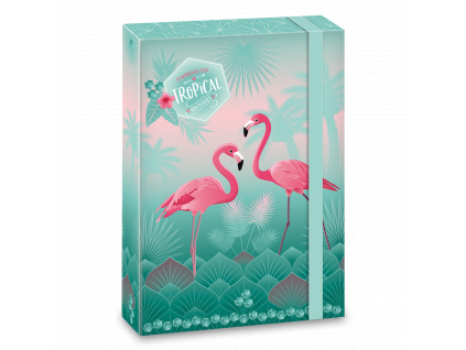3347 box na sesity pink flamingo a5