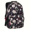 Ars Una diákhátizsák Flowery Black AU14
