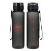 Ars Una Matt Motivations dunkel Trinkflasche 1000 ml grau