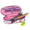Ars Una Oval Pencil Case Beach Flowers