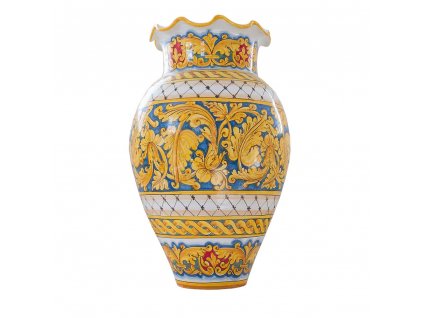 Grottelle - keramická váza 70 cm s vroubkovaným okrajem