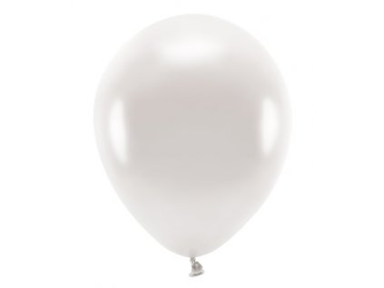 metalicky bily balonek www.bridetobe.cz
