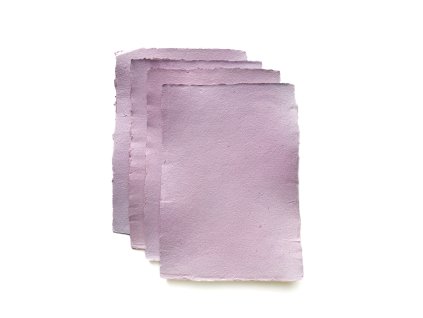 Ruční papír A4 - Růžový