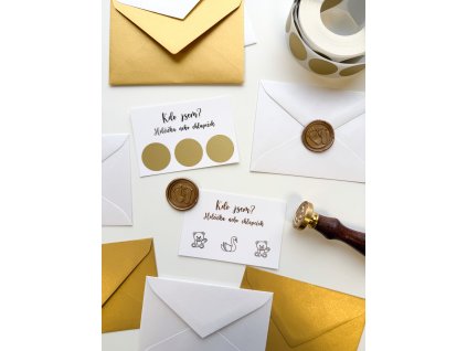 Stírací los - holčička/chlapeček