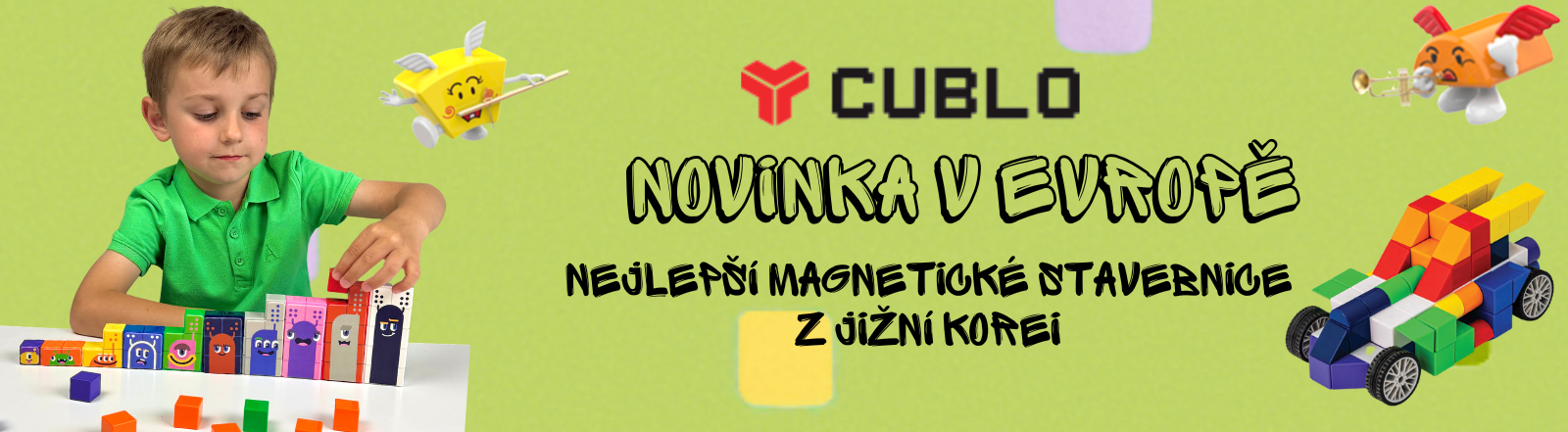 NEW in EUROPE Magnetic toy CUBLO