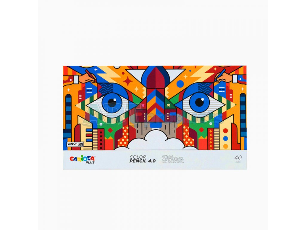 carioca plus color pencil 40 hard box 40pcs