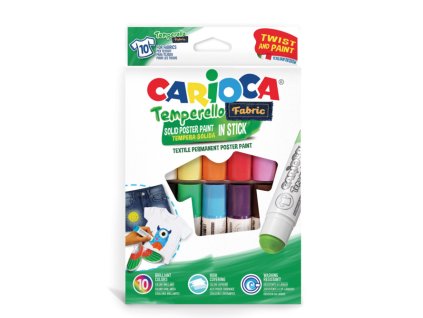 Carioca Fabric Temperello - štětce na textil 10 ks