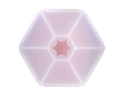 Svačinový box Mini - Hexagon růžový