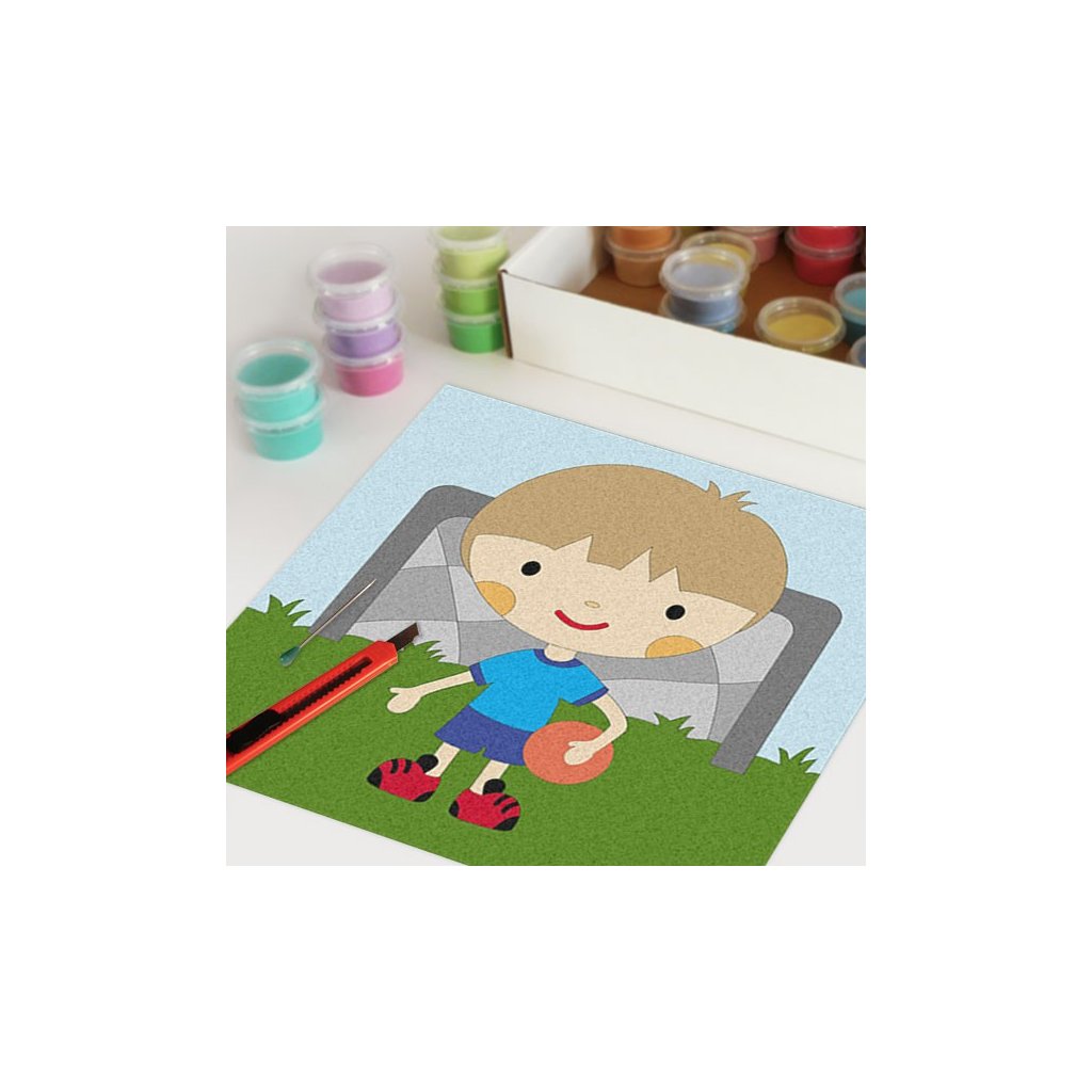 Fotbalista (Velikost 30x30cm)