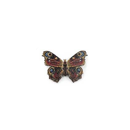 2923 1 drevena broz motyl babocka pavi oko 2