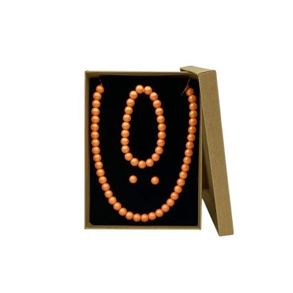 Set skleněné perle BLOSSOM - marigold