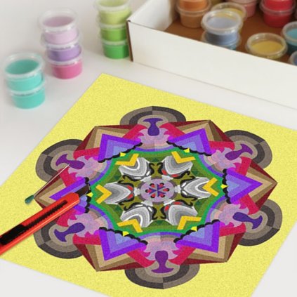 mandala A002 (Velikost 50 x 50 cm)