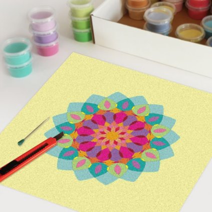 mandala A003 (Velikost 16x16 cm)