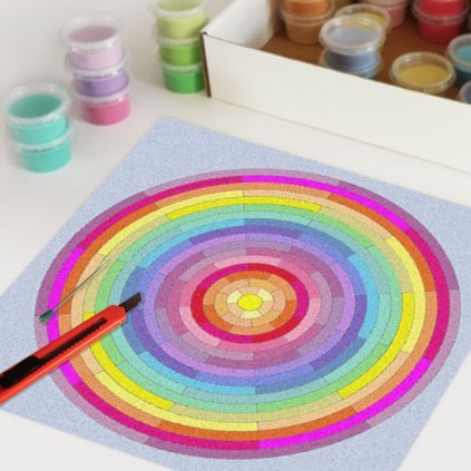 mandala A005 (Velikost 50 x 50 cm)