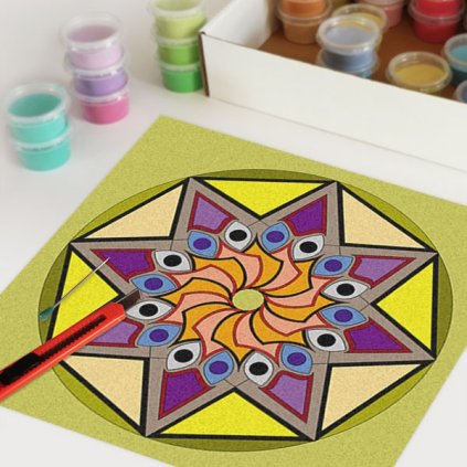 mandala A047 (Velikost 30x30cm)