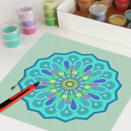 mandala A014 (Velikost 30x30cm)