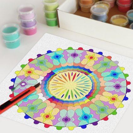 mandala A017 (Velikost 30x30cm)