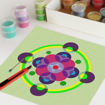 mandala A025 (Velikost 30x30cm)