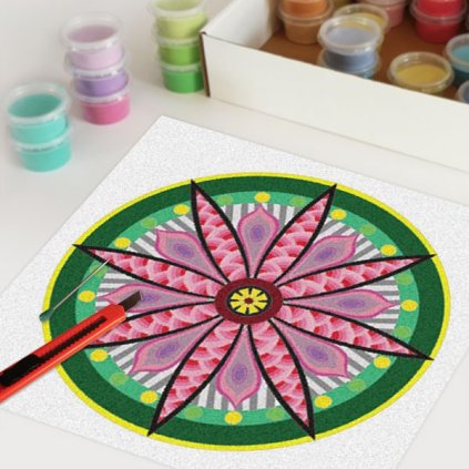 mandala A029 (Velikost 50 x 50 cm)