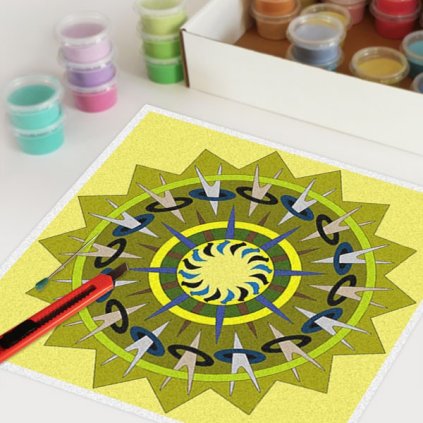 mandala A057 (Velikost 30x30cm)