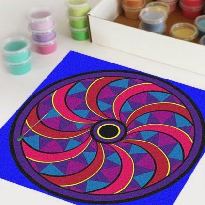 mandala A032 (Velikost 30x30cm)