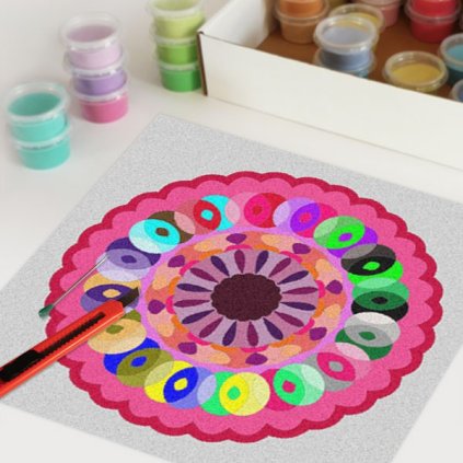 mandala A040 (Velikost 30x30cm)