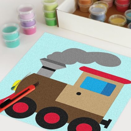 Mašinka (Velikost 30x30cm)