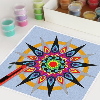 mandala A045 (Velikost 50 x 50 cm)