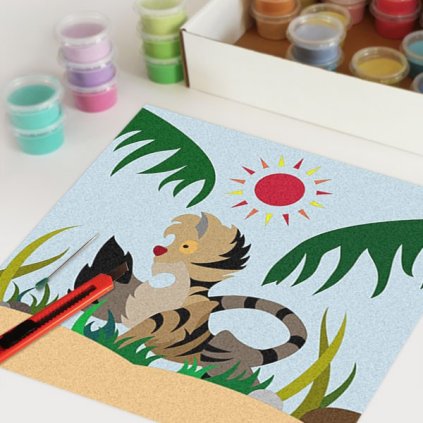 Tygr (Velikost 30x30cm)