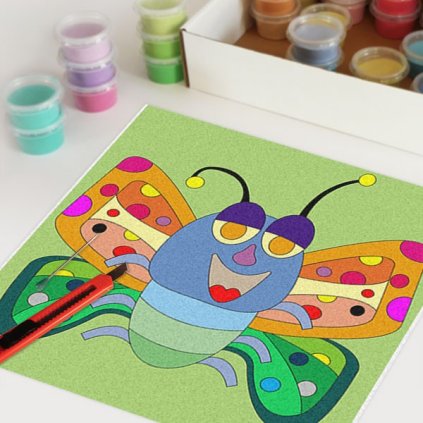 Motýlek 3 (Velikost 30x30cm)