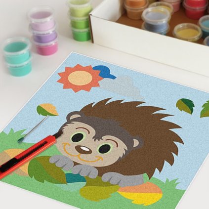 Ježek (Velikost 30x30cm)