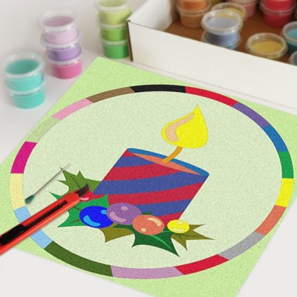 Svícen (Velikost 30x30cm)