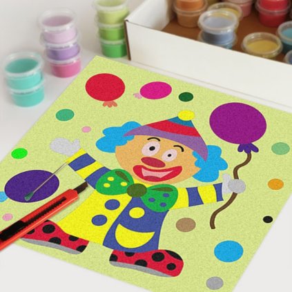 Klaun (Velikost 30x30cm)