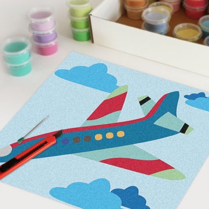 Letadlo (Velikost 30x30cm)