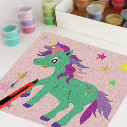 Jednorožec (Velikost 30x30cm)