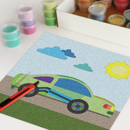 Auto (Velikost 30x30cm)