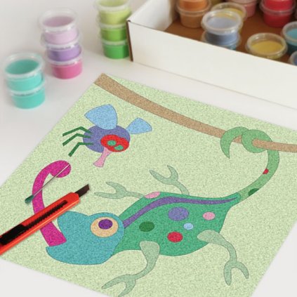 Chameleon 2 (Velikost 30x30cm)