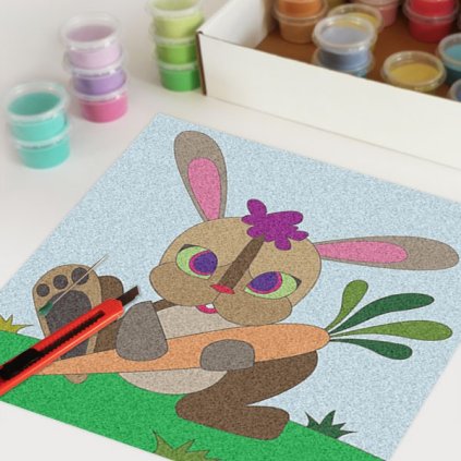 Zajíc (Velikost 30x30cm)