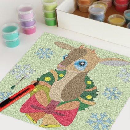 Vánoční kuzlátko (Velikost 21x21cm)